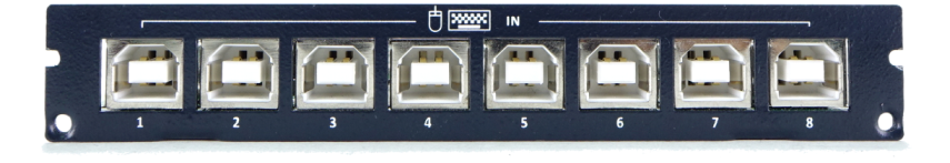AVITECH Kreuzschienen/ Multiviewer Keyboard / Mauskarte 8 x USB-BH SIB-KM